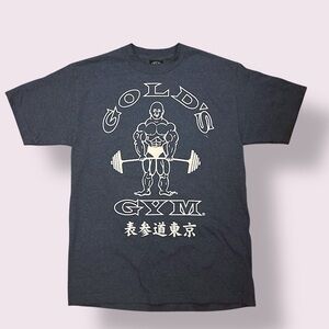 GOLD’S GYM Harajuku Tokyo Japan Vintage Navy Blue T-Shirt - Unisex